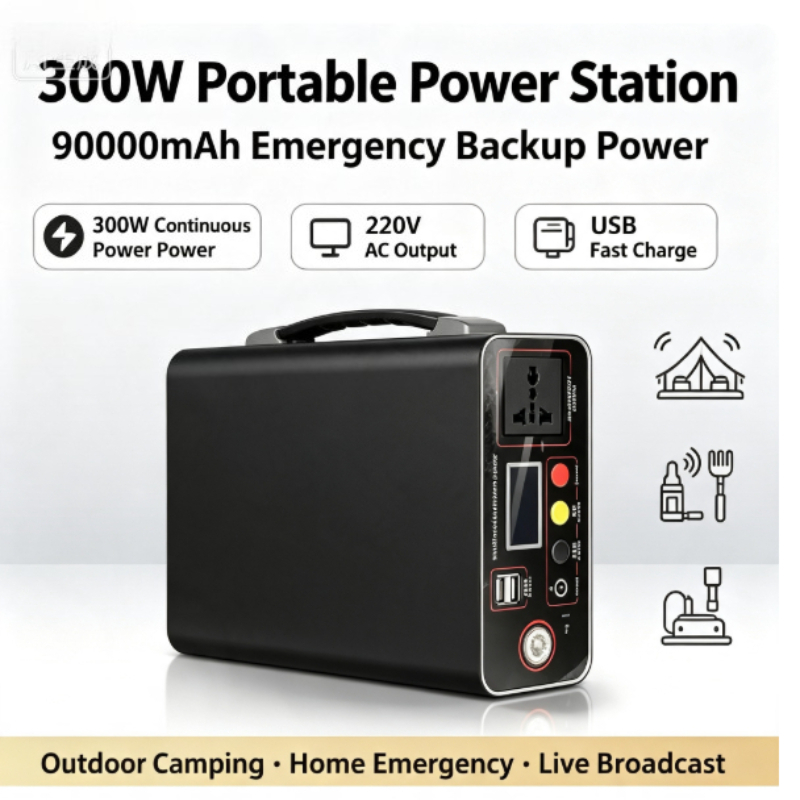 Taşınabilir Güç Kaynağı 300W 2 - Solar Emergency Charger incelemesi ve fiyatı